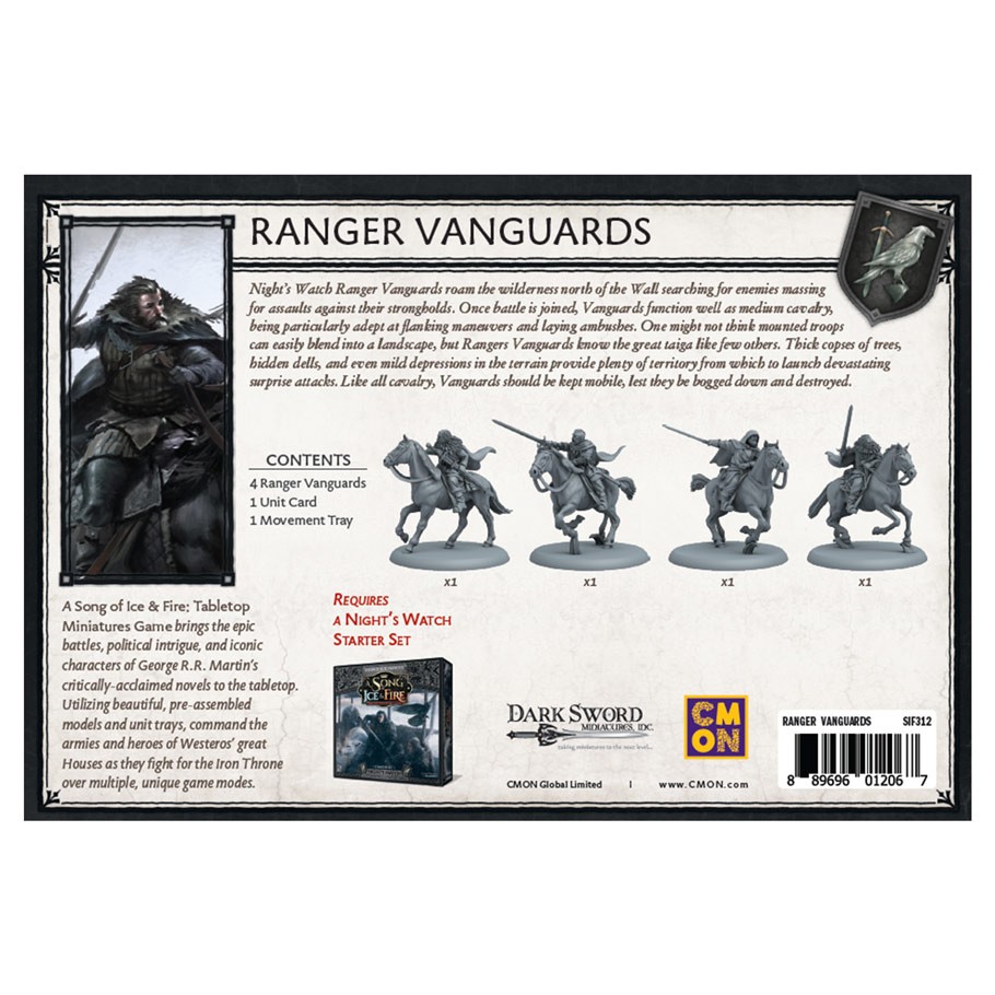 A Song of Ice and Fire : Tabletop Miniatures Game - Nights Watch Ranger Vanguards